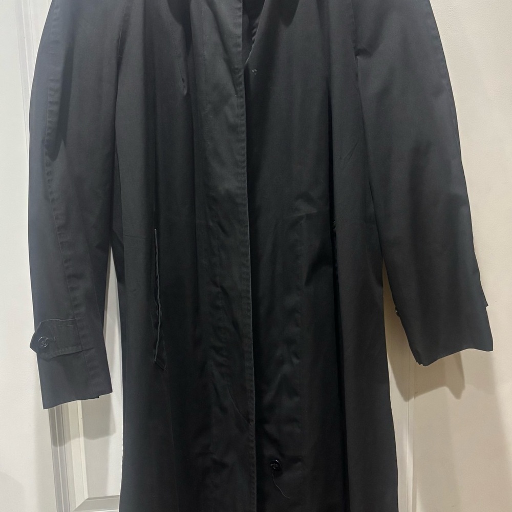 Classic Black Men’s Raincoat
